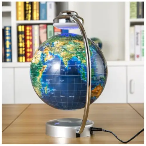8 inch globe magnetic suspension office decoration company gift novelty creative birthday gift Beyond Trends Hub