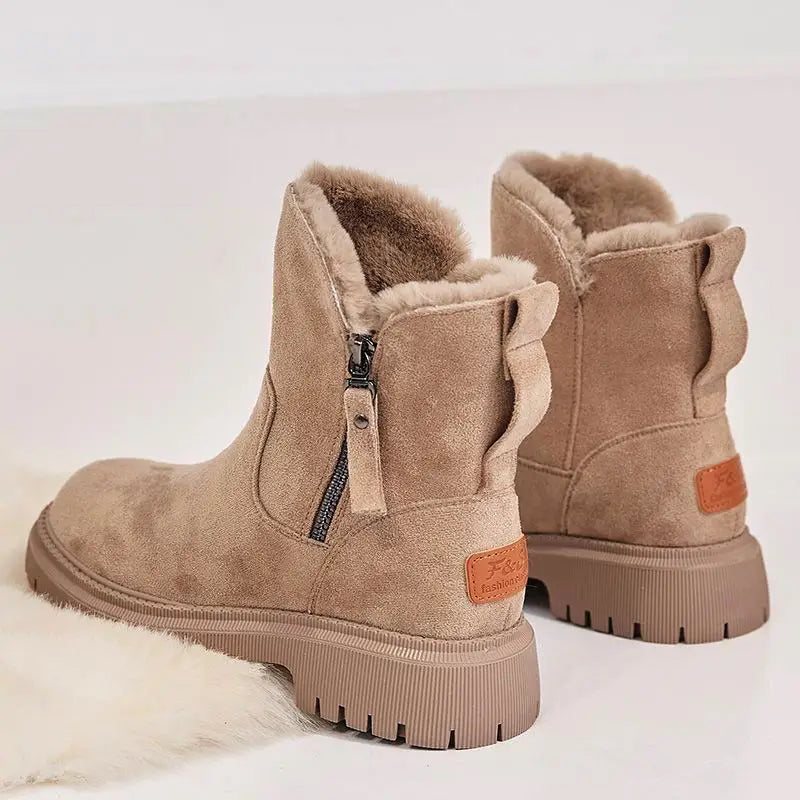 Thick Plush Snow Boots