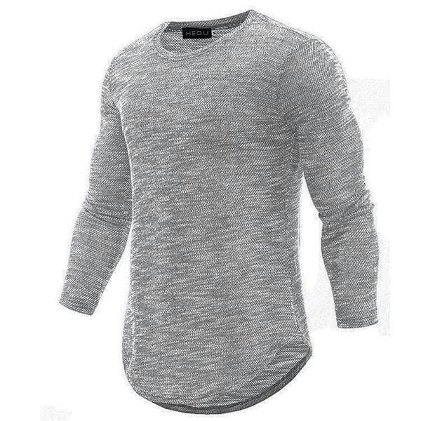 Personalized Slim Hedging Stitching Long-sleeved Men
