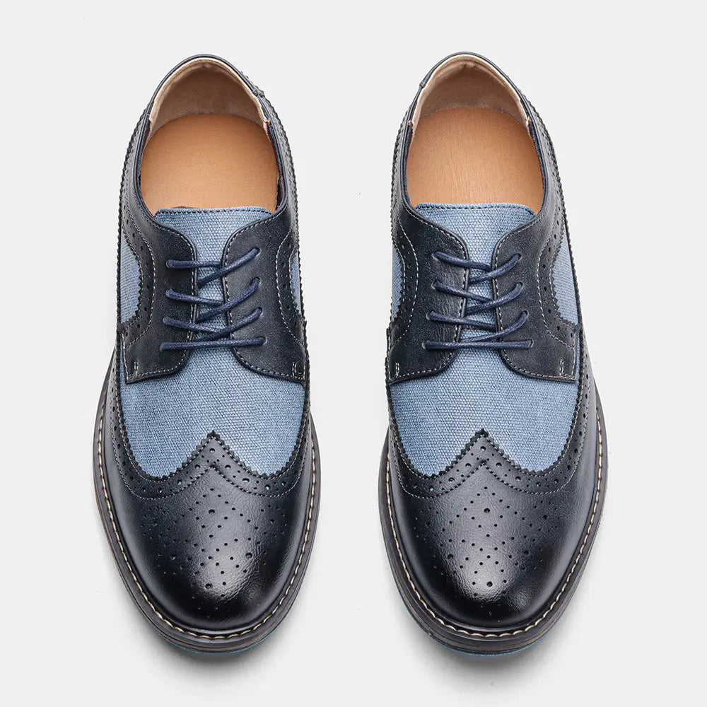 Men’s Fashion Casual Multicolor Business Leather Shoes
