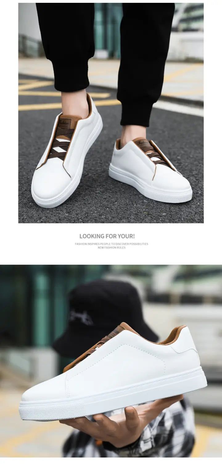 Men’s Fashion Solid Color Comfortable And Non-slip Sneaker
