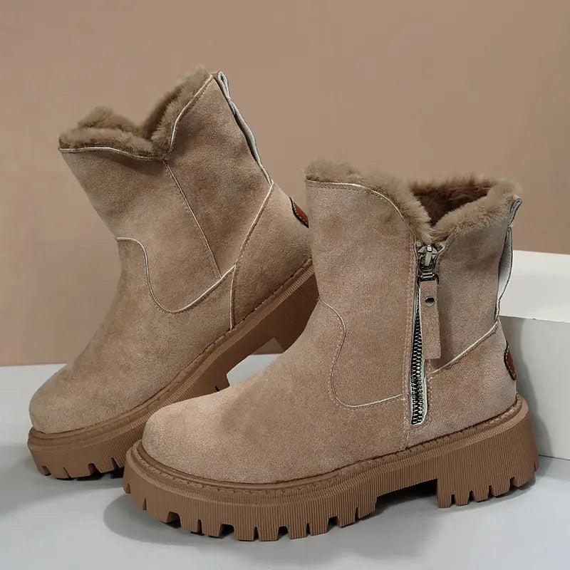 Thick Plush Snow Boots