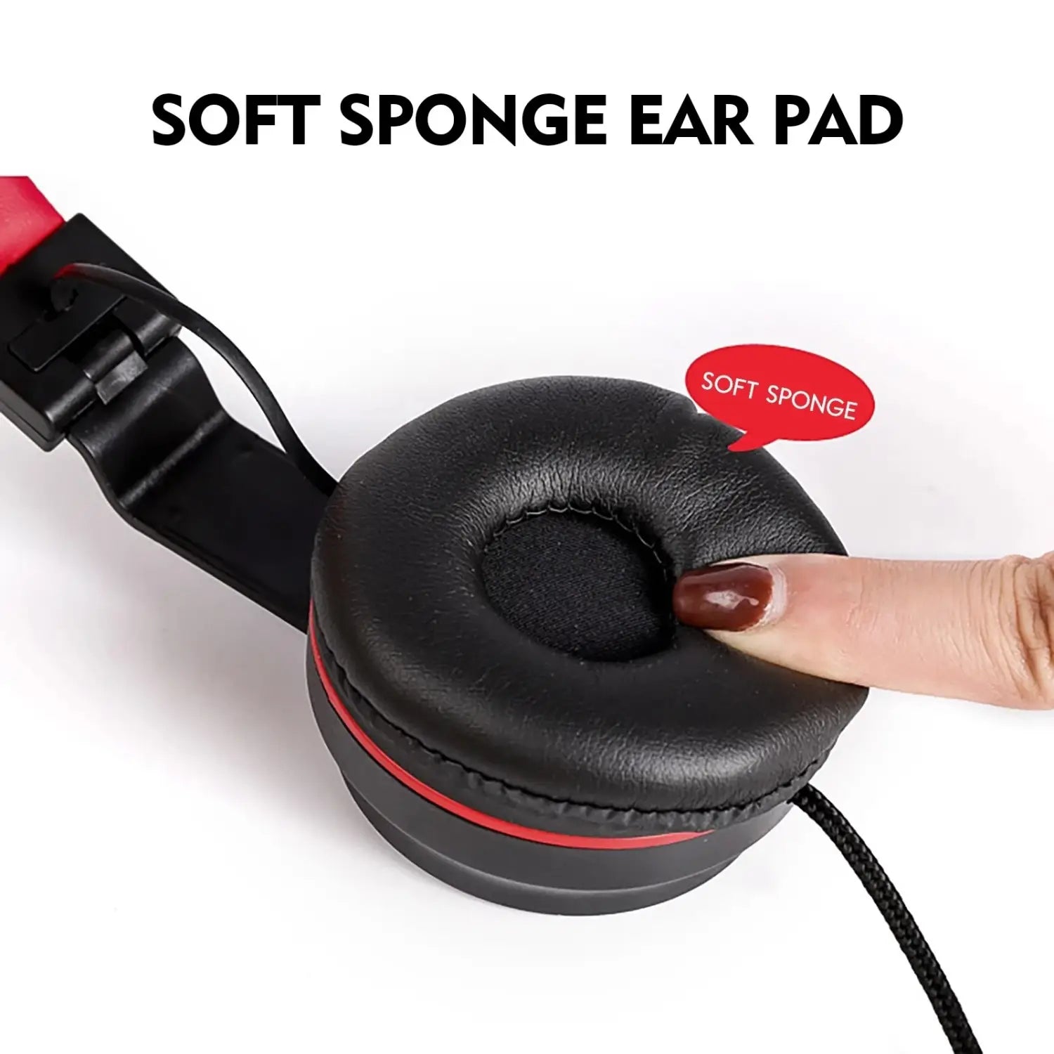 Head Mounted Wired Earphones
