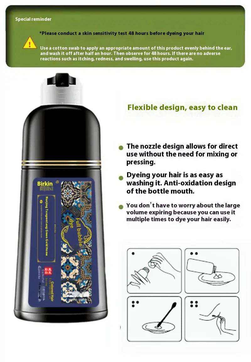 Plants Do Not Hurt Scalp Hair Dye