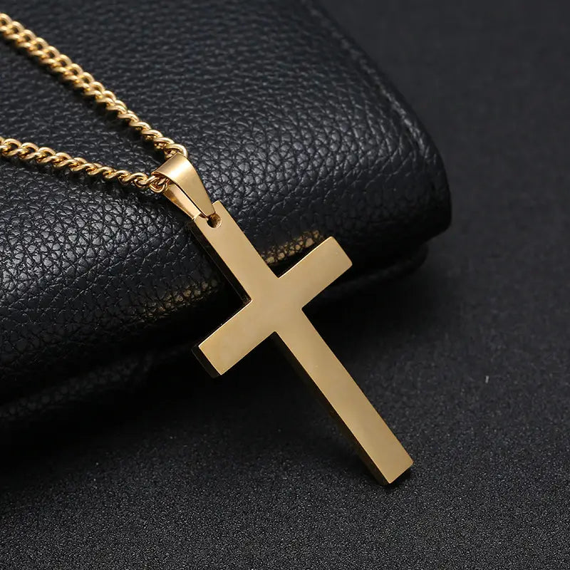 Classic Cross Necklace Men’s Pendant