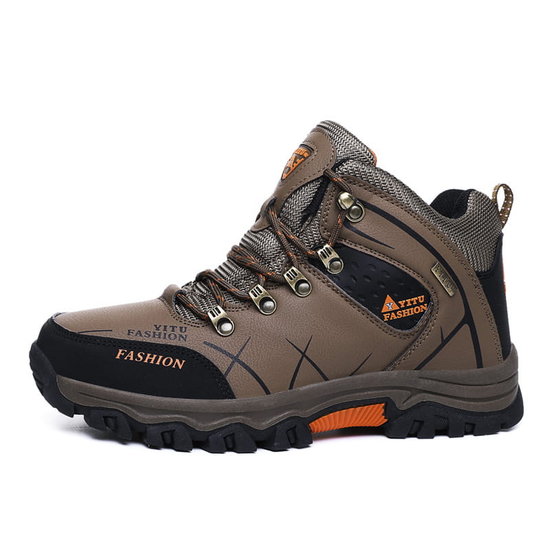 High-top plus velvet outdoor hiking shoes