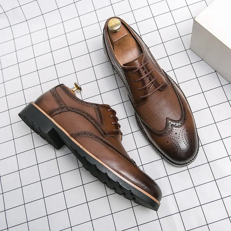 Business Formal Wear Pumps Men’s Leather Shoes