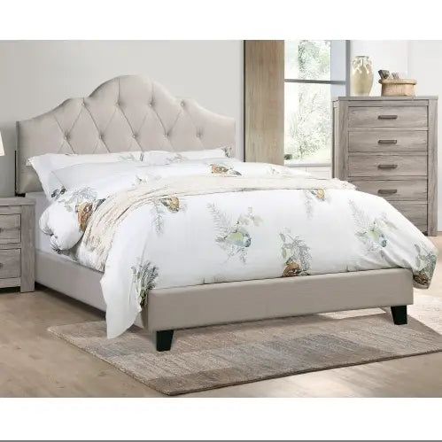 Contemporary 1pc Queen Size Bed