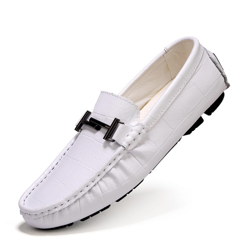 Casual Leather Shoes British Large Size Breathable Men’s Peas Shoes