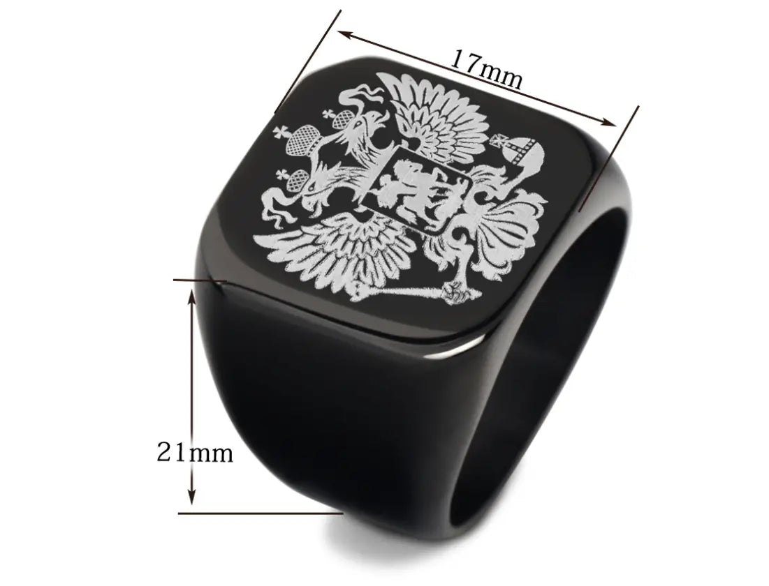 Stainless steel men’s ring