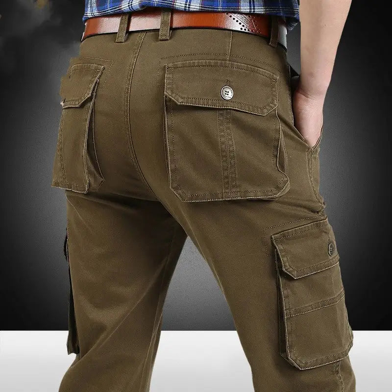 Men’s Trousers Pocket Large Casual Trousers