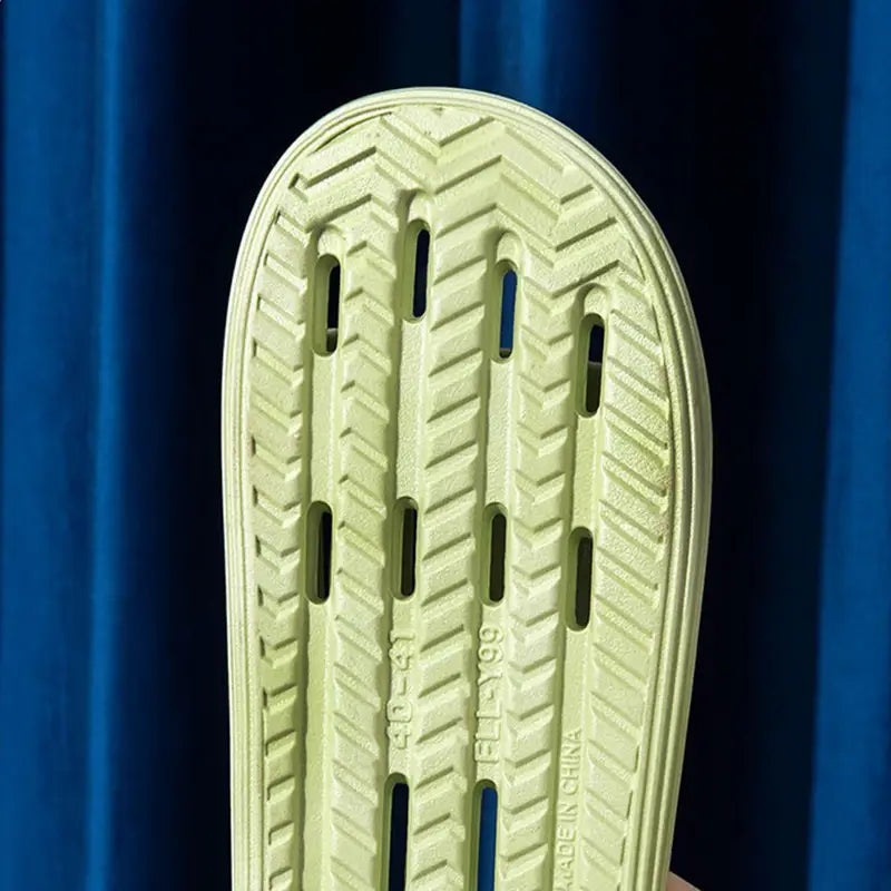 Summer Home Slippers With Hollow Sole Design Non-slip Floor Bathroom Slipper For Women Men’s House Shoes