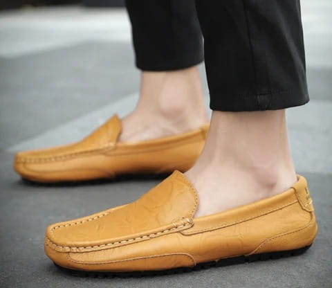 Leather casual leather shoes soft leather men’s shoes