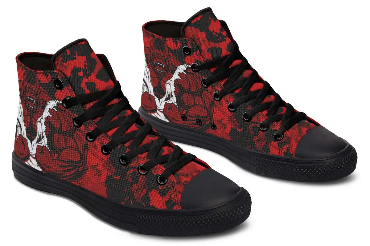 Printed Couple Canvas Shoes