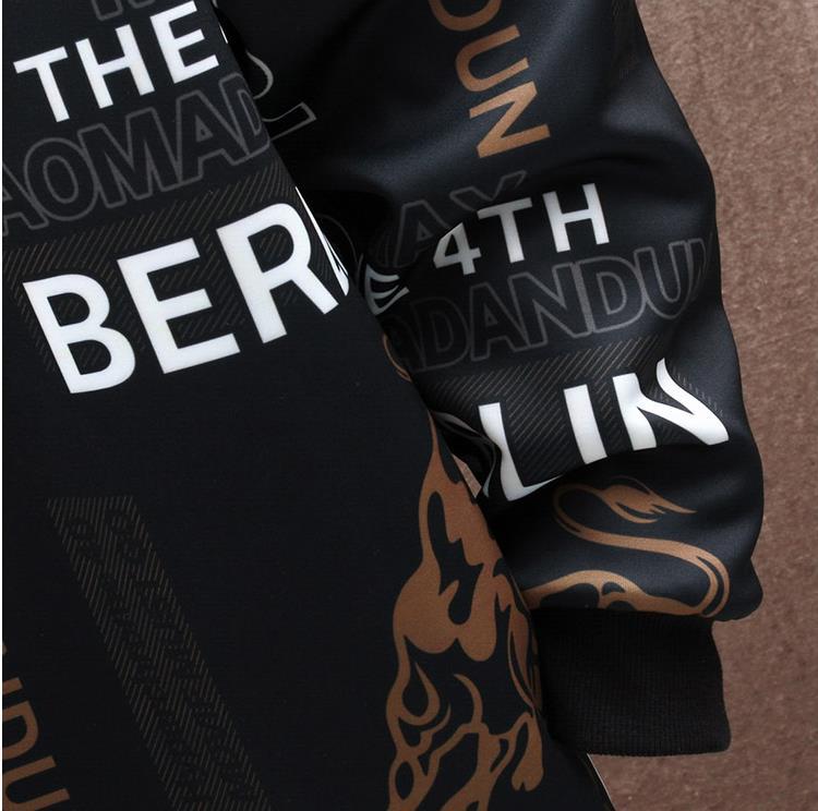 Men Plus Size Velvet Padded Coat