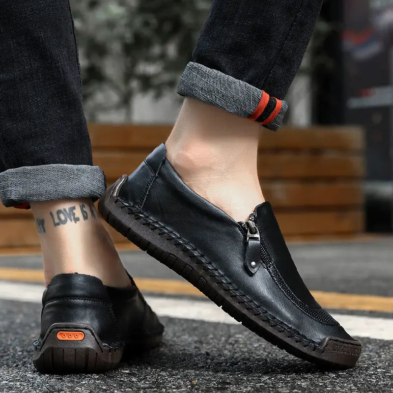 Men’s casual leather shoes