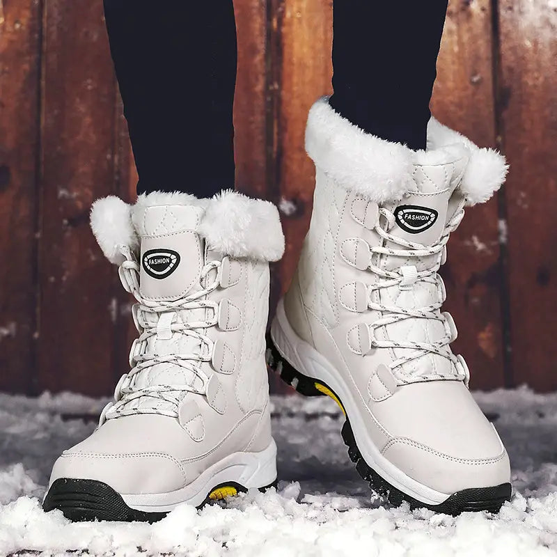 Women’s snow boots warm and velvet women’s shoes