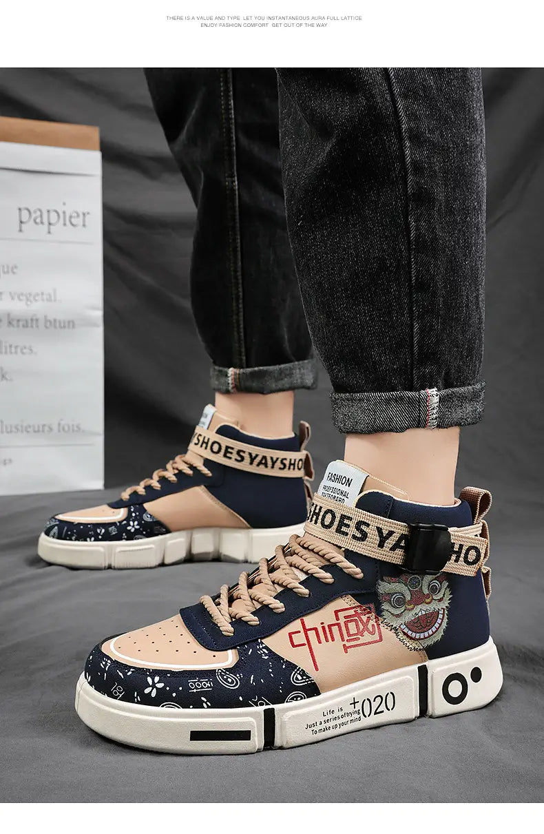 Versatile casual sports board shoes