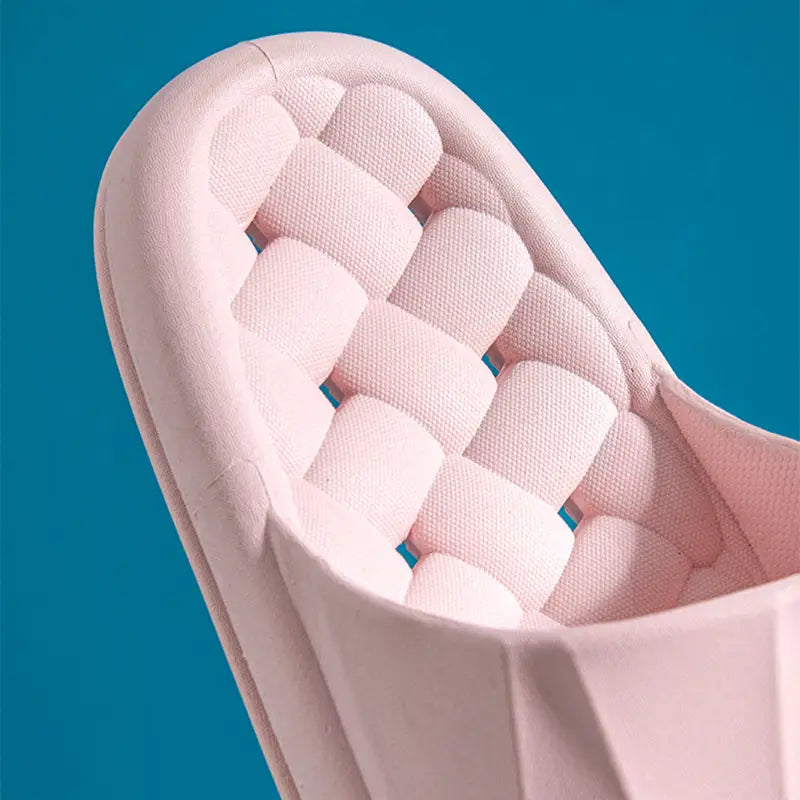 New Woven Texture Non-slip Slippers For Women Summer Indoor Floor Bathroom Home Slipper Men House Shoes