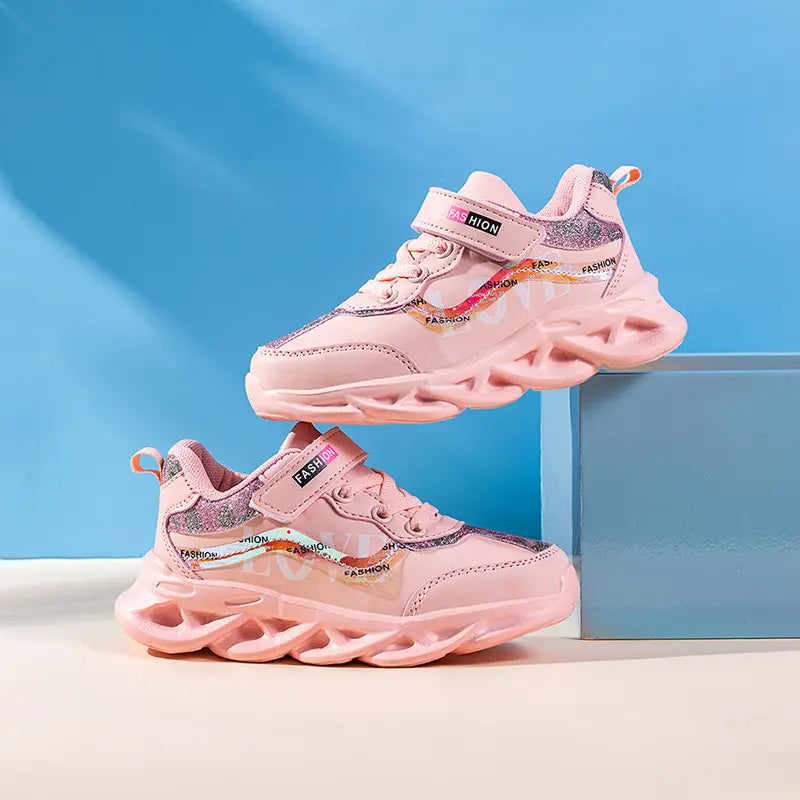 Korean Style Trendy Shoes Girls Girls Shoes Children’s Sports Shoes