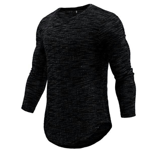 Personalized Slim Hedging Stitching Long-sleeved Men