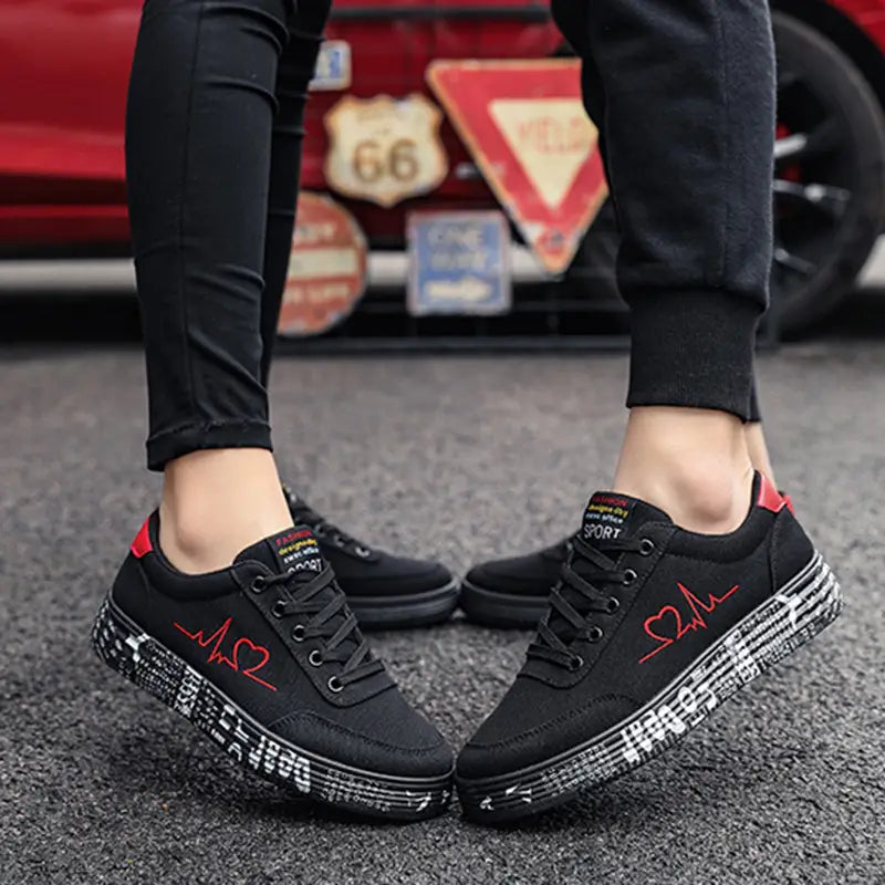 Flats Lace-up Casual Shoes Lover Sports Shoes Valentines Day