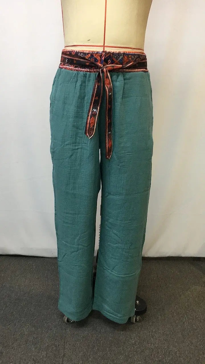 European Size Retro Loose Breathable Men’s Casual Pants