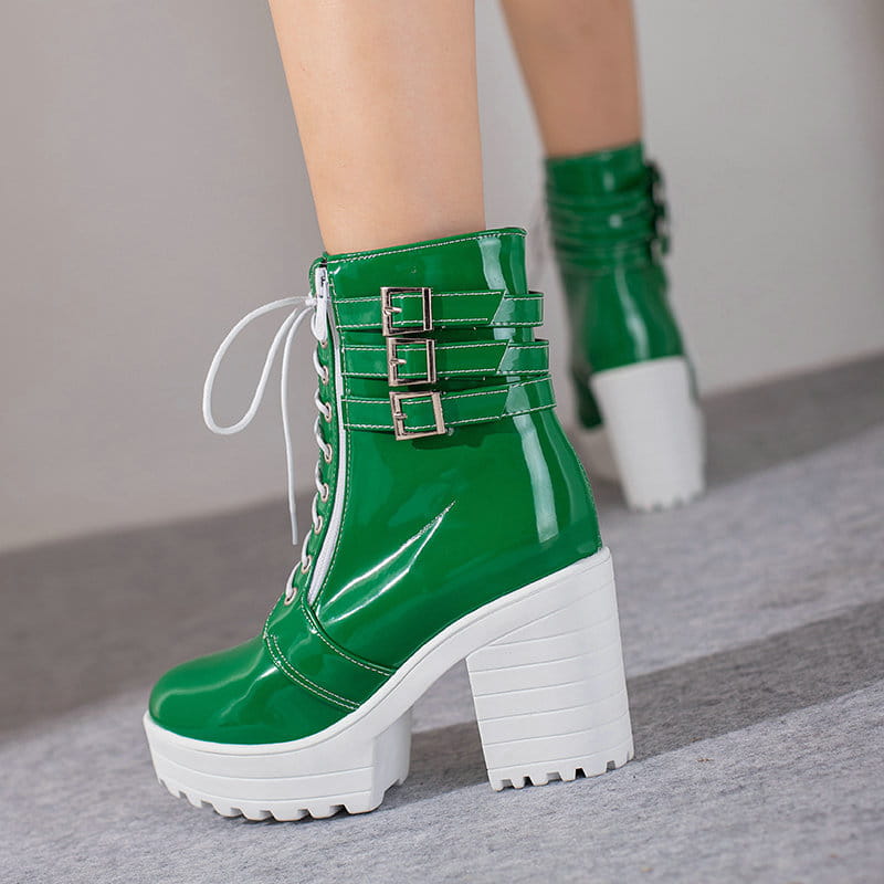 Women’s Autumn And Winter Thick Heeled Short Boots