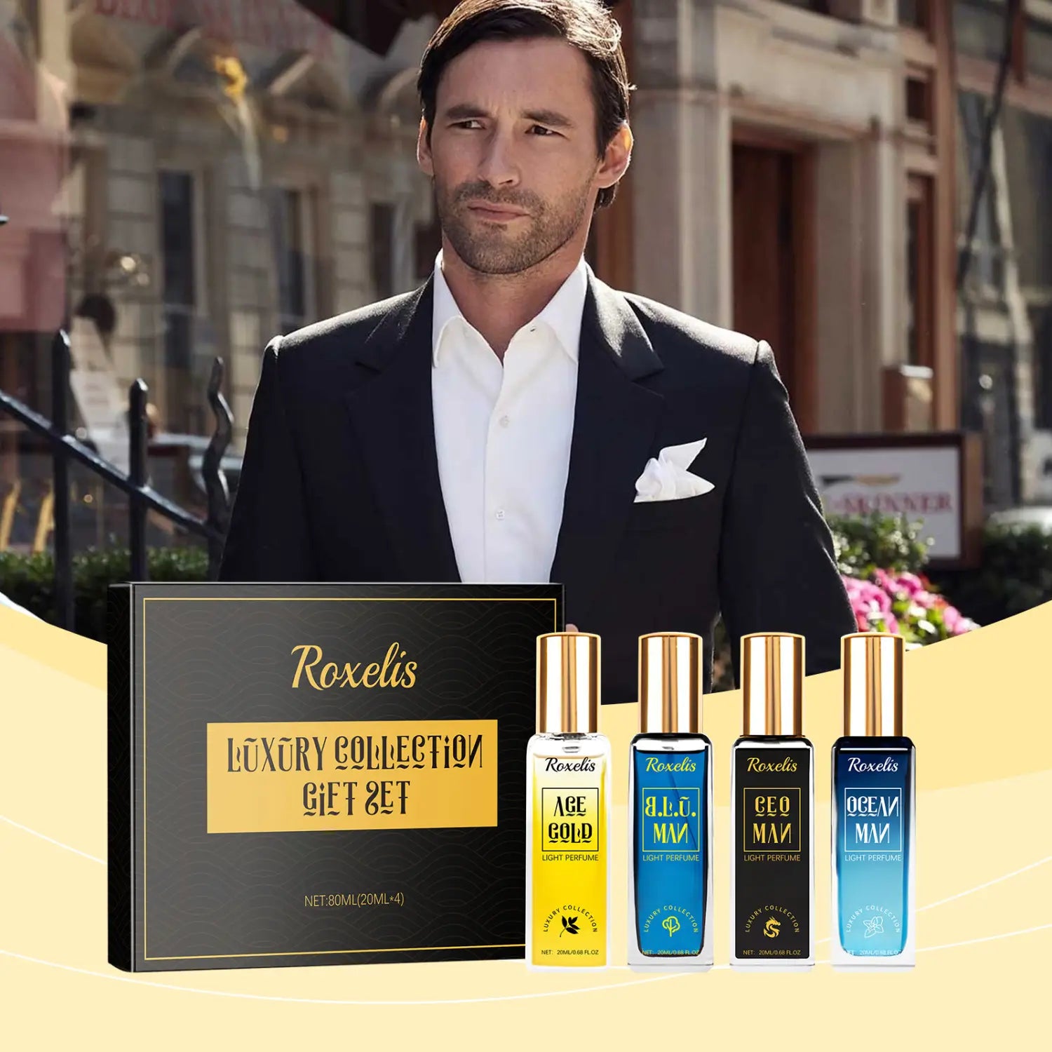 Eau De Toilette Suit Men’s Perfume Lasting Fragrance