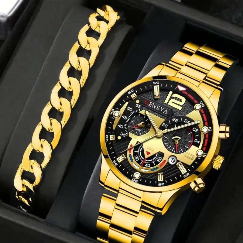 Steel Strip Quartz Watch