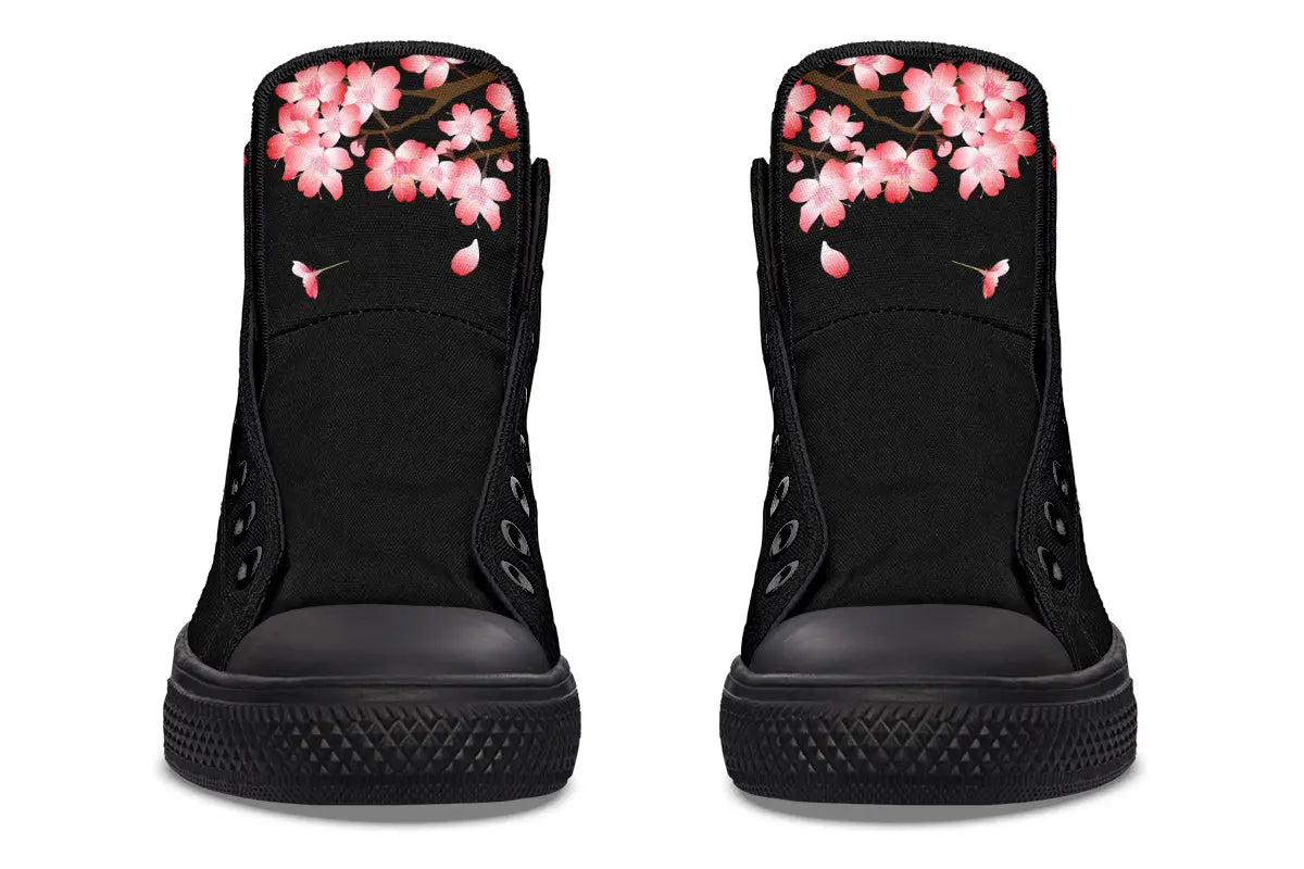 Printed Couple High-top Canvas Shoes