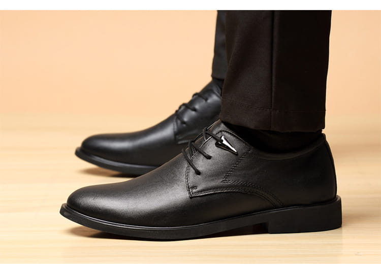 Summer high-end men’s leather shoes leather