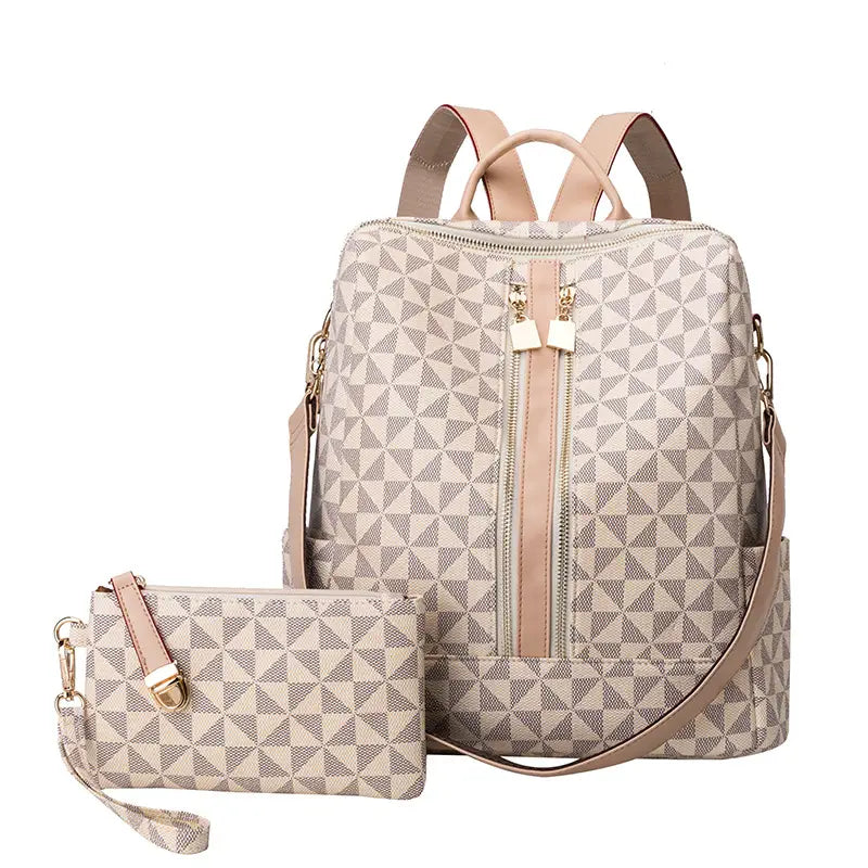 Casual Anti-theft Pu Leather Backpack
