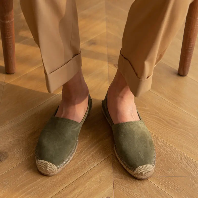 Sheepskin Fisherman Shoes Suede Casual Slip