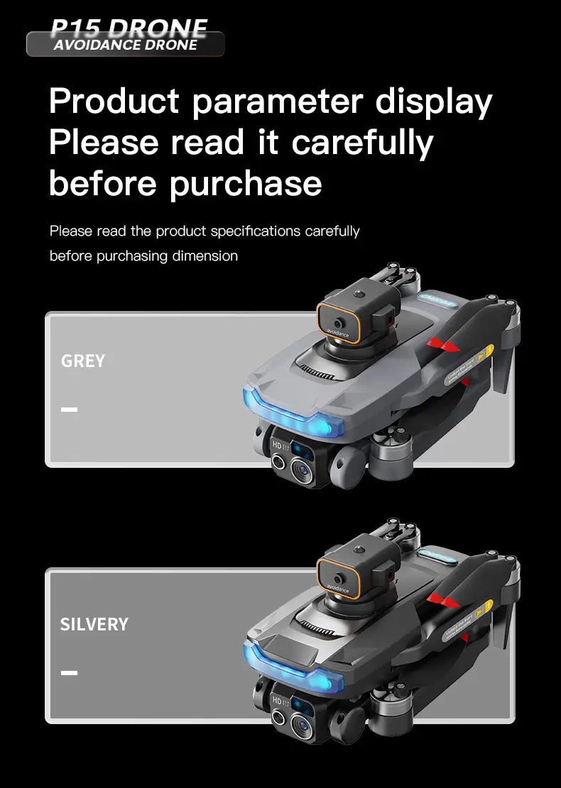 Brushless GPS Automatic Return Drone Obstacle Avoidance Folding HD Aerial Photography Remote Control Quadcopter GPS