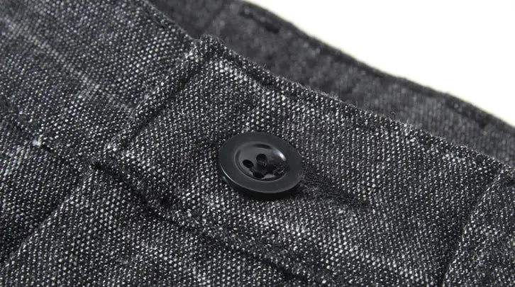 Slim straight trousers men