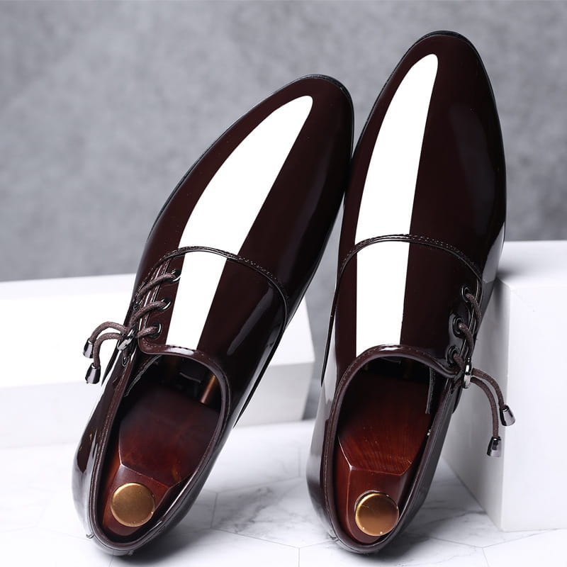 New Men’s Shiny Business Formal Large Size Shoes