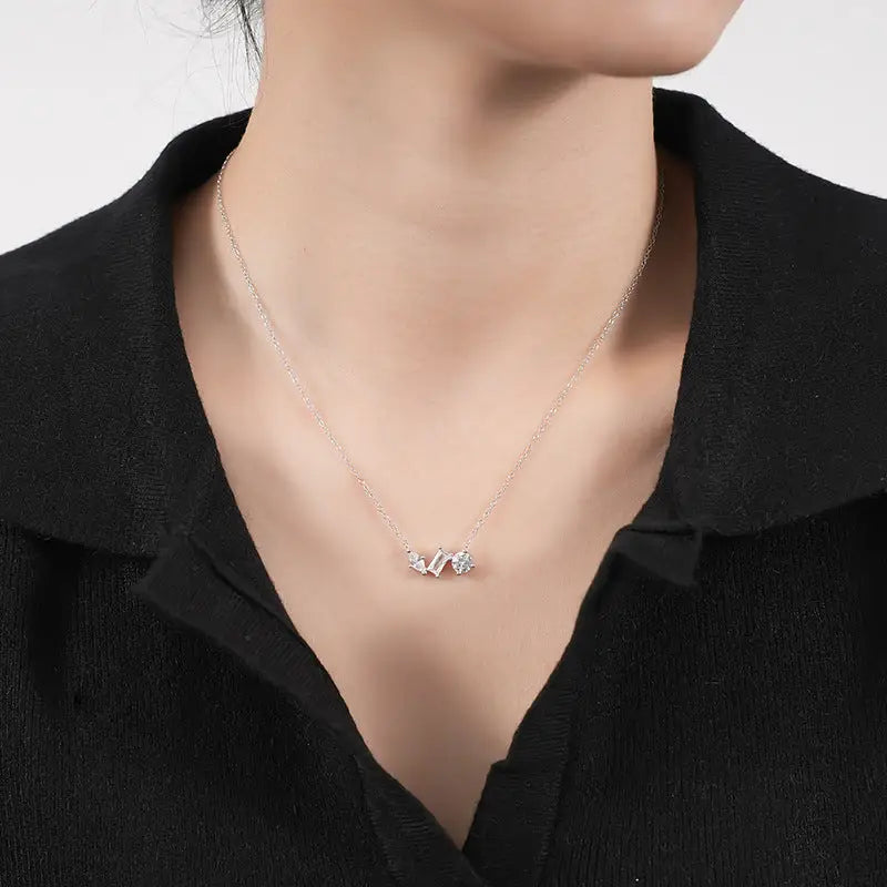 925 Silver Light Luxury Zircon Necklace Beyond Trends Hub