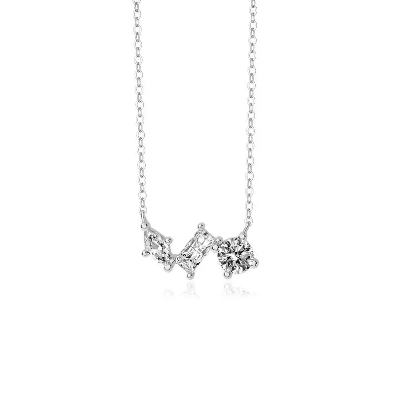 925 Silver Light Luxury Zircon Necklace Beyond Trends Hub