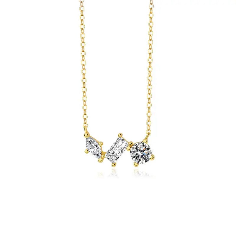 925 Silver Light Luxury Zircon Necklace Beyond Trends Hub