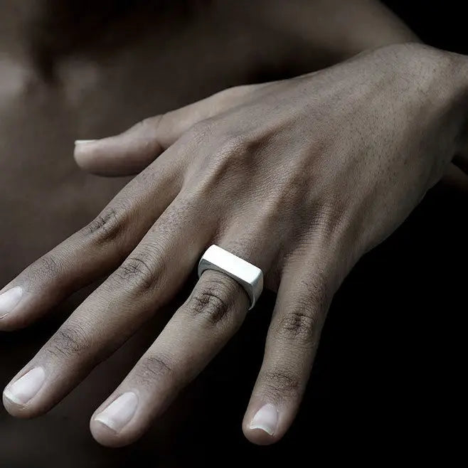 925 Sterling Silver Men's Heavy Duty Ring - Beyond Trends Hub 