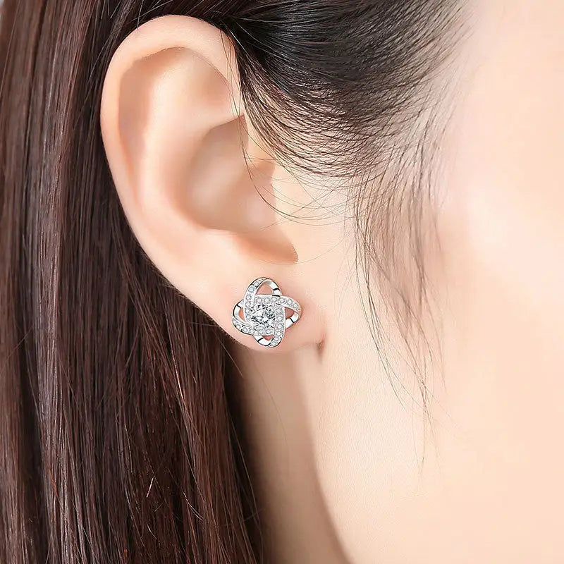 925 Sterling Silver Necklace For Women Forever Heart AAA Zircon Mosaic Necklaces & Pendants Gift Beyond Trends Hub