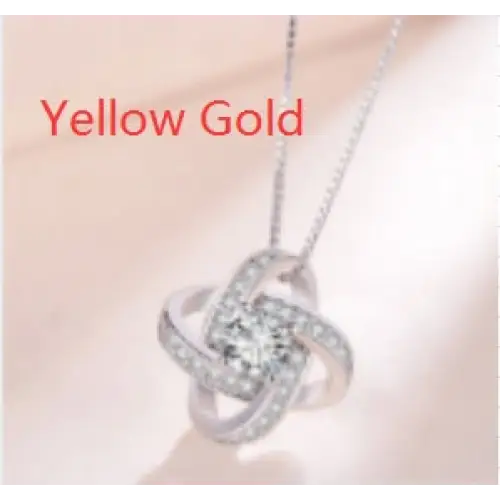 925 Sterling Silver Necklace For Women Forever Heart AAA Zircon Mosaic Necklaces & Pendants Gift Beyond Trends Hub