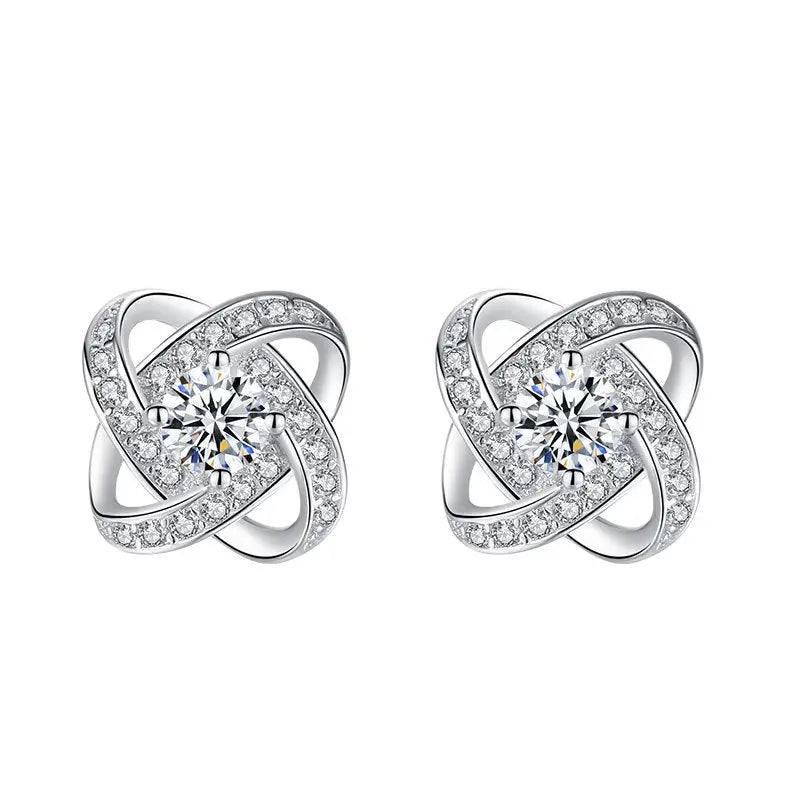 925 Sterling Silver Necklace For Women Forever Heart AAA Zircon Mosaic Necklaces & Pendants Gift Beyond Trends Hub