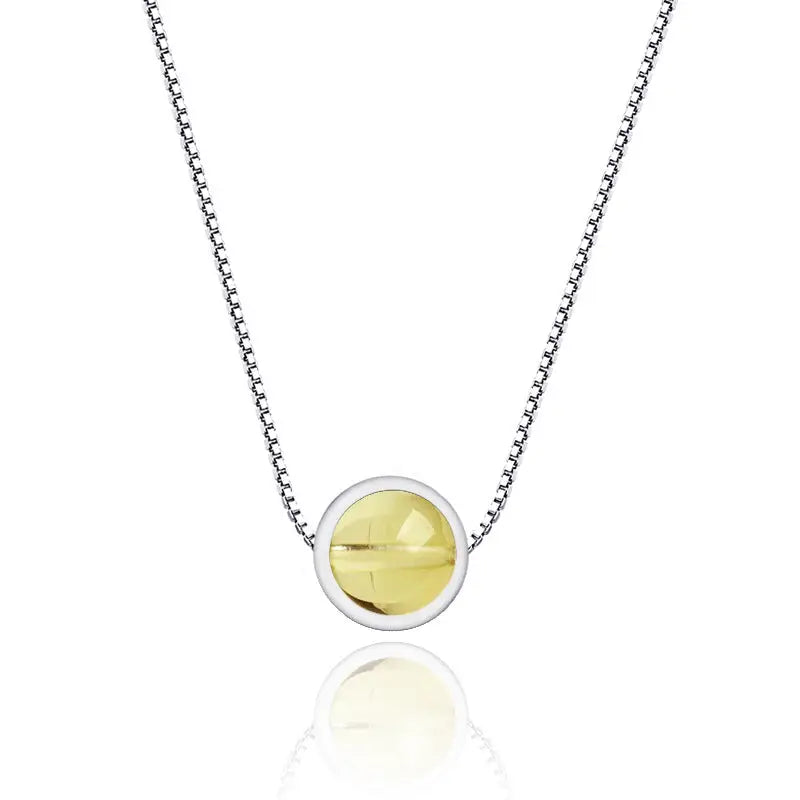 925 Sterling Silver Strawberry Quartz Necklace Beyond Trends Hub