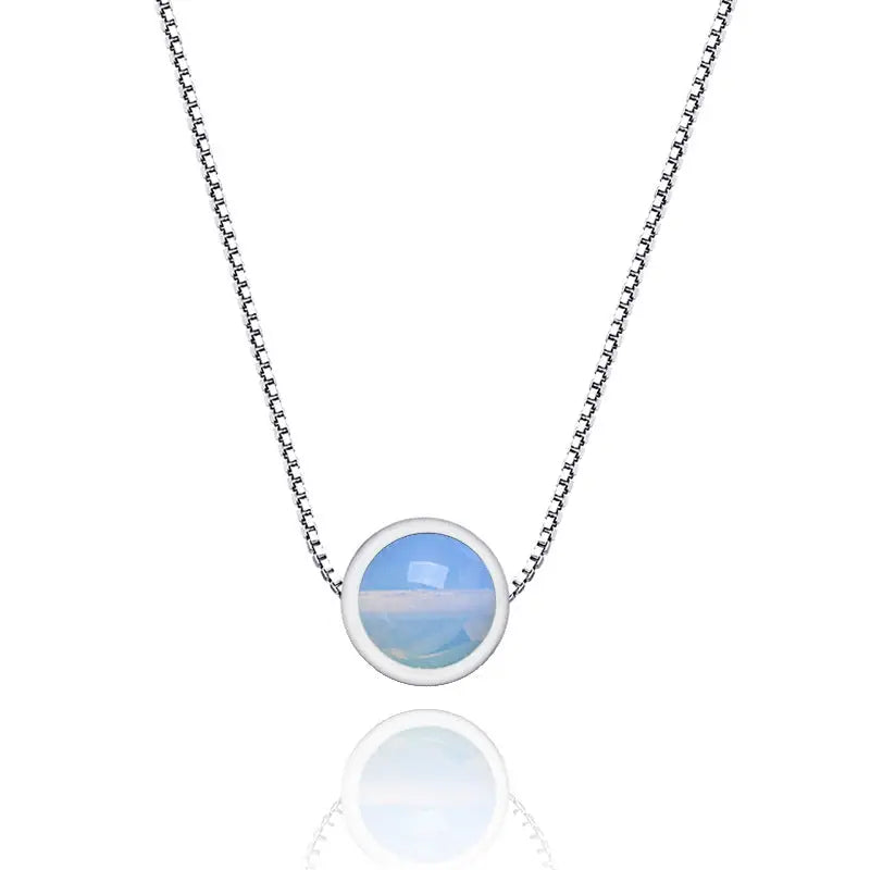 925 Sterling Silver Strawberry Quartz Necklace Beyond Trends Hub