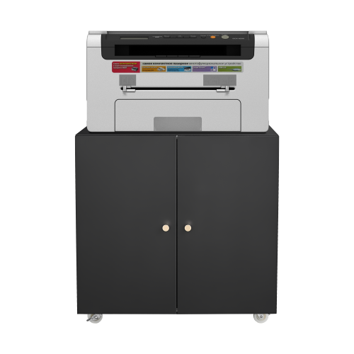 Printer Table With File Door Moves Horizontal Filing Cabinet