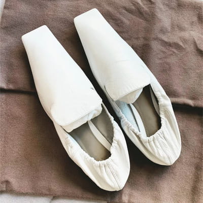 Flat Woman Head Retro Shallow Mouth Soft Sole Single Shoes