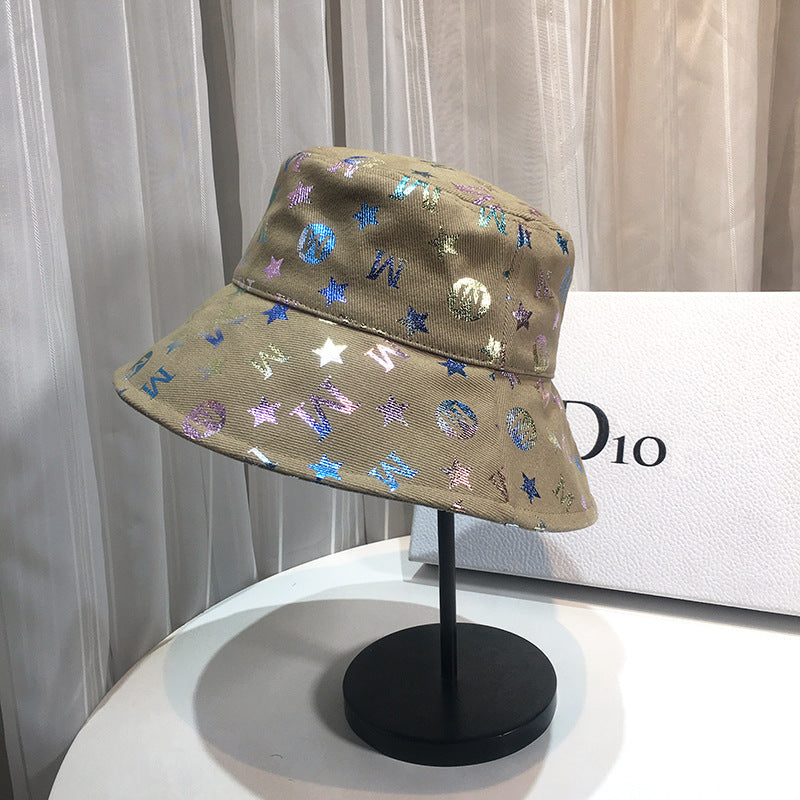 Letters sun hat sun protection sun hat street