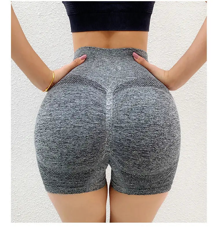 Fitness Yoga Shorts Pants Butt Lifting Seamless Leggings Women Gym